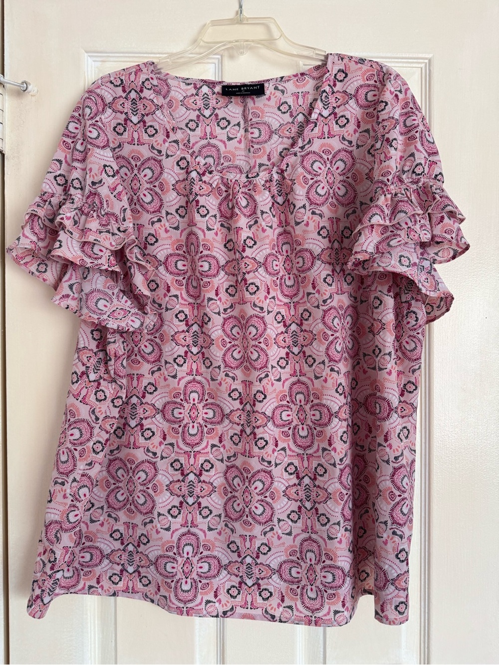 2 Lane Bryant Ruffle Sleeve Blouses